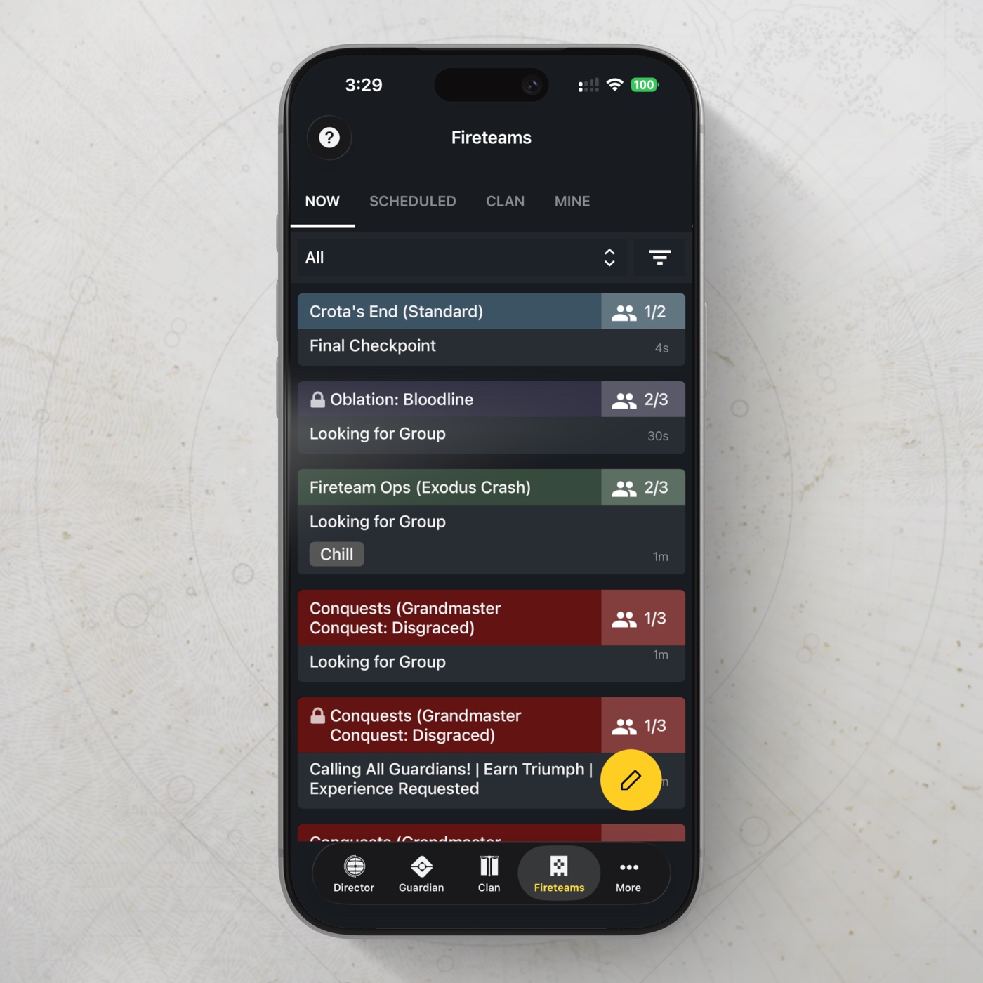 Destiny Companion Fireteam Finder